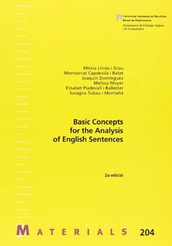 portada Basic Concepts for the Analysis of English Sentences (2ª ed.)