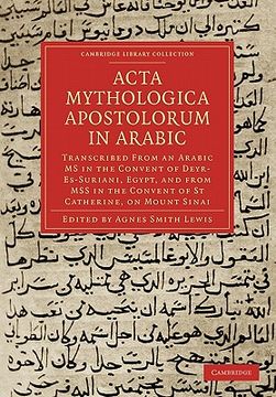 portada Acta Mythologica Apostolorum in Arabic Paperback (Cambridge Library Collection - Biblical Studies) (en Árabe)