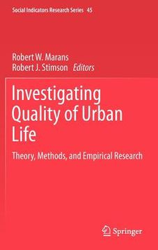 portada investigating quality of urban life