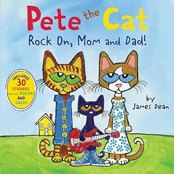 portada Pete the Cat: Rock On, Mom and Dad! (en Inglés)