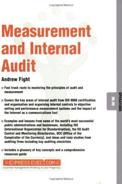 portada Measurement and Internal Audit: Operations 06.09