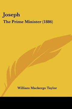portada joseph: the prime minister (1886) (en Inglés)