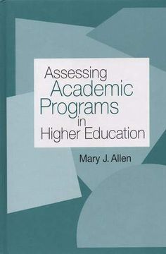portada Assessing Academic Programs in Higher Education (in English)