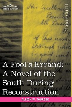 portada a fool's errand: a novel of the south during reconstruction (in English)