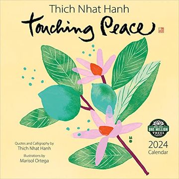 portada Thich Nhat Hanh 2024 Wall Calendar: Touching Peace | 12" x 24" Open | Amber Lotus Publishing