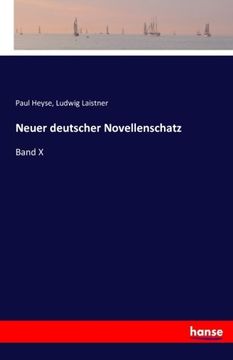 portada Neuer deutscher Novellenschatz: Band X (German Edition)