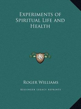 portada experiments of spiritual life and health (in English)