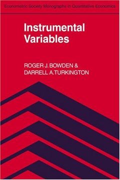portada Instrumental Variables Paperback (Econometric Society Monographs) (in English)