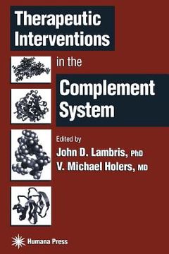 portada Therapeutic Interventions in the Complement System (en Inglés)