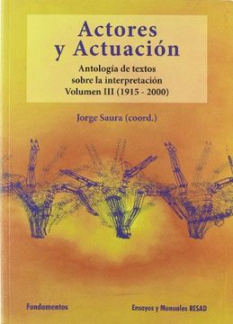portada Actores y Actuacion Vol. 3 (in Spanish)