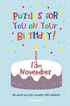 portada Puzzles for you on your Birthday - 13th November (en Inglés)