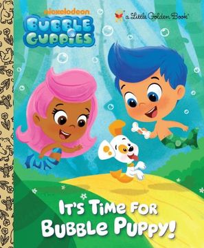 portada It's Time for Bubble Puppy! (Little Golden Books) (in English)