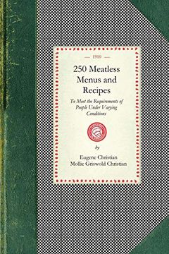portada 250 Meatless Menus and Recipes 