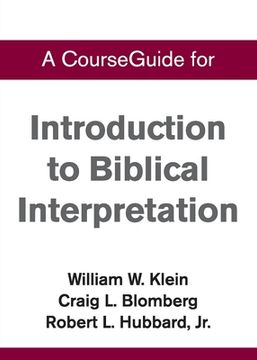 portada CourseGuide for Introduction to Biblical Interpretation (en Inglés)
