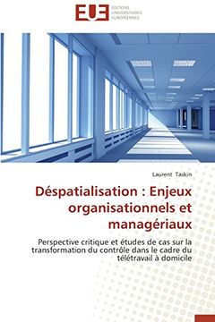 portada Despatialisation: Enjeux Organisationnels Et Manageriaux