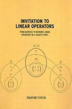 portada invitation to linear operators: from matrices to bounded linear operators on a hilbert space (en Inglés)