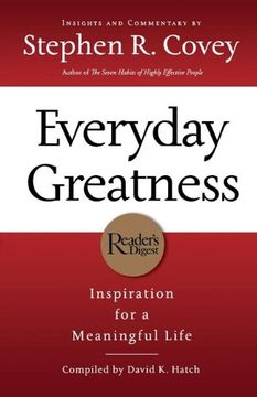 portada Everyday Greatness: Inspiration for a Meaningful Life (en Inglés)