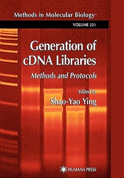 portada generation of cdna libraries: methods and protocols (en Inglés)