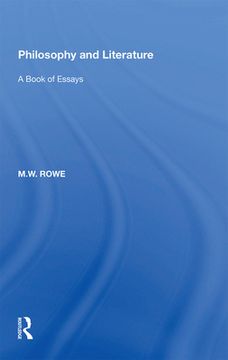 portada Philosophy and Literature: A Book of Essays (en Inglés)