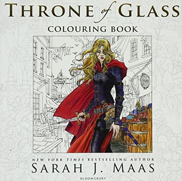 portada The Throne of Glass. Colouring Book (en Inglés)