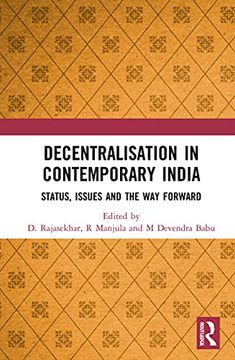portada Decentralisation in Contemporary India (en Inglés)