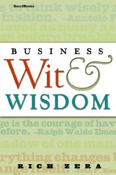 portada business wit & wisdom (en Inglés)