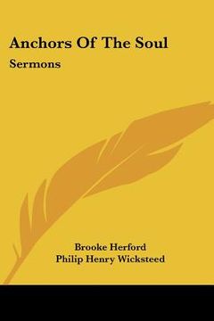 portada anchors of the soul: sermons (en Inglés)