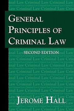 portada general principles of criminal law (en Inglés)