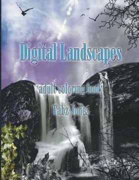 portada Digital Landscape Adult Coloring Book (en Inglés)