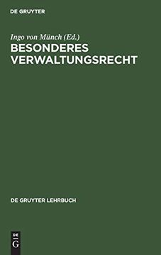 portada Besonderes Verwaltungsrecht (de Gruyter Lehrbuch) (German Edition) [Hardcover ] (in German)