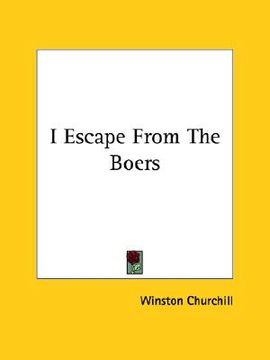 portada i escape from the boers (in English)