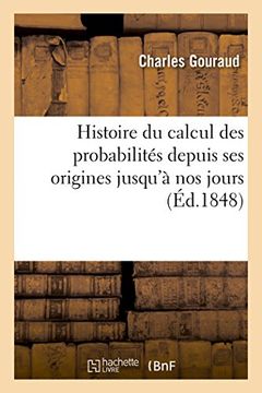 portada Histoire du calcul des probabilités depuis ses origines jusqu'à nos jours (Sciences)