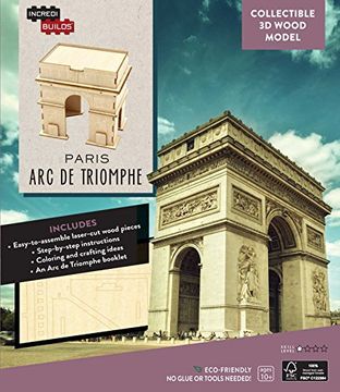 portada Incredibuilds: Paris: Arc de Triomphe 3d Wood Model (en Inglés)