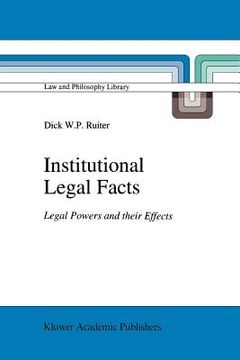 portada institutional legal facts: legal powers and their effects (en Inglés)