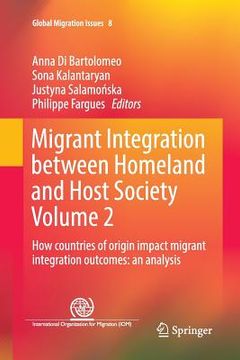 portada Migrant Integration Between Homeland and Host Society Volume 2: How Countries of Origin Impact Migrant Integration Outcomes: An Analysis (en Inglés)