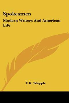 portada spokesmen: modern writers and american life (en Inglés)