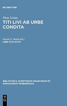 portada Libri Xxvi-Xxvii (Bibliotheca Teubneriana) (en Inglés)