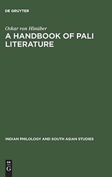 portada A Handbook of Pali Literature (Indian Philology and South Asian Studies) (en Inglés)