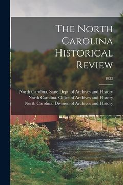 portada The North Carolina Historical Review; 1932 (en Inglés)