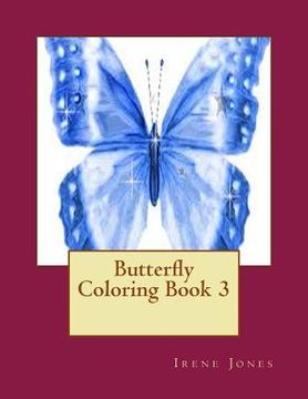 portada Butterfly Coloring Book 3 (en Inglés)
