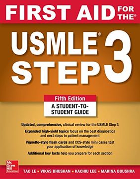 portada First aid for the Usmle Step 3, Fifth Edition (en Inglés)