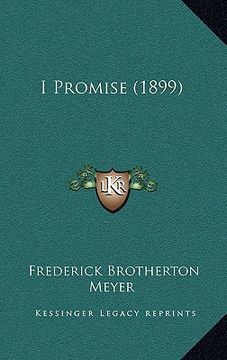 portada i promise (1899) (en Inglés)