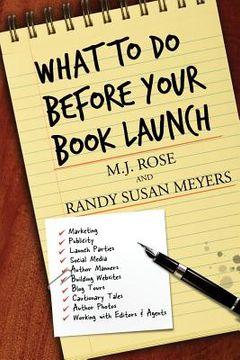 portada What to Do Before Your Book Launch (en Inglés)