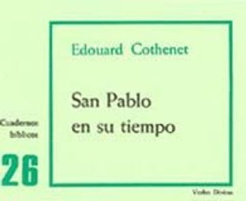 portada San Pablo en su tiempo (in Spanish)
