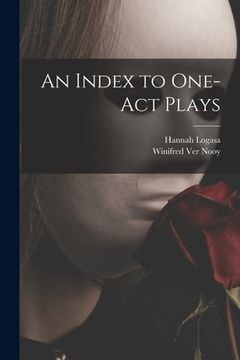 portada An Index to One-act Plays (en Inglés)