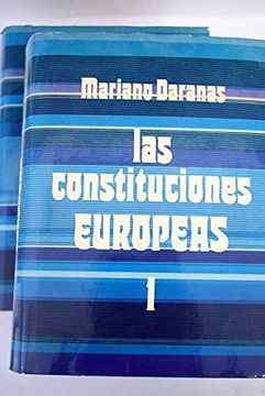 portada Las Constituciones Europeas 1 y 2. 2 Tomos