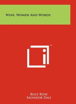 portada wine, women and words (en Inglés)