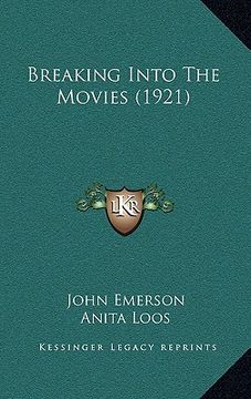 portada breaking into the movies (1921) (en Inglés)