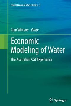 portada Economic Modeling of Water: The Australian Cge Experience (en Inglés)