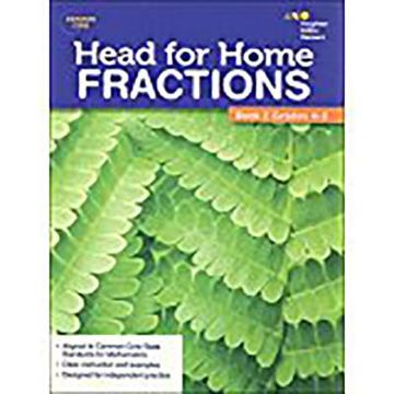portada Head For Home Math Skills: Fractions, Book 2 (in English)
